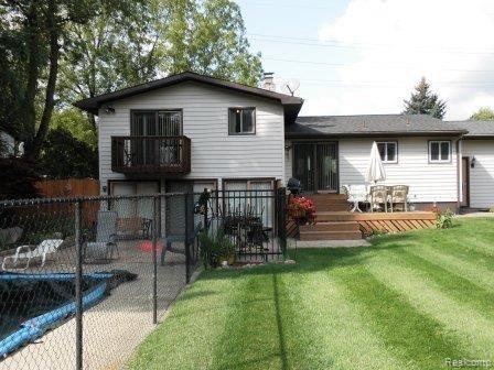 6393 Maybee Road Clarkston, MI 48346 - Photo 5 of 8 Deck. Patio. Pool