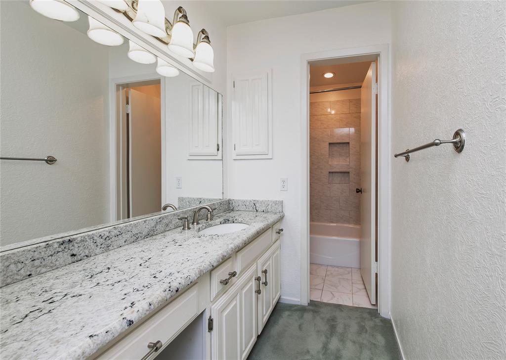 5626 Preston Oaks Road, Unit 5A Dallas, TX 75254 - Photo 5 of 20 Recent counters,lighting,and shower tub surround.