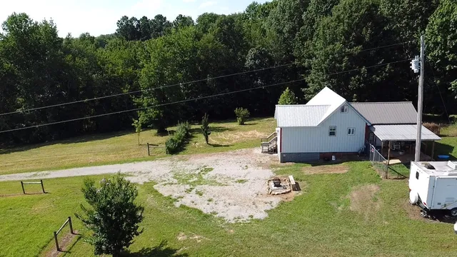a view of outdoor space with a garden