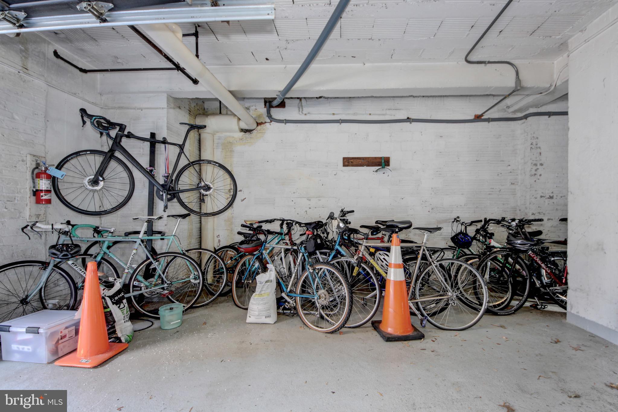 3020 Tilden Street Northwest, Unit 104 Washington, DC 20008 - Photo 27 of 40 Bicycle haven: A vibrant storage space.