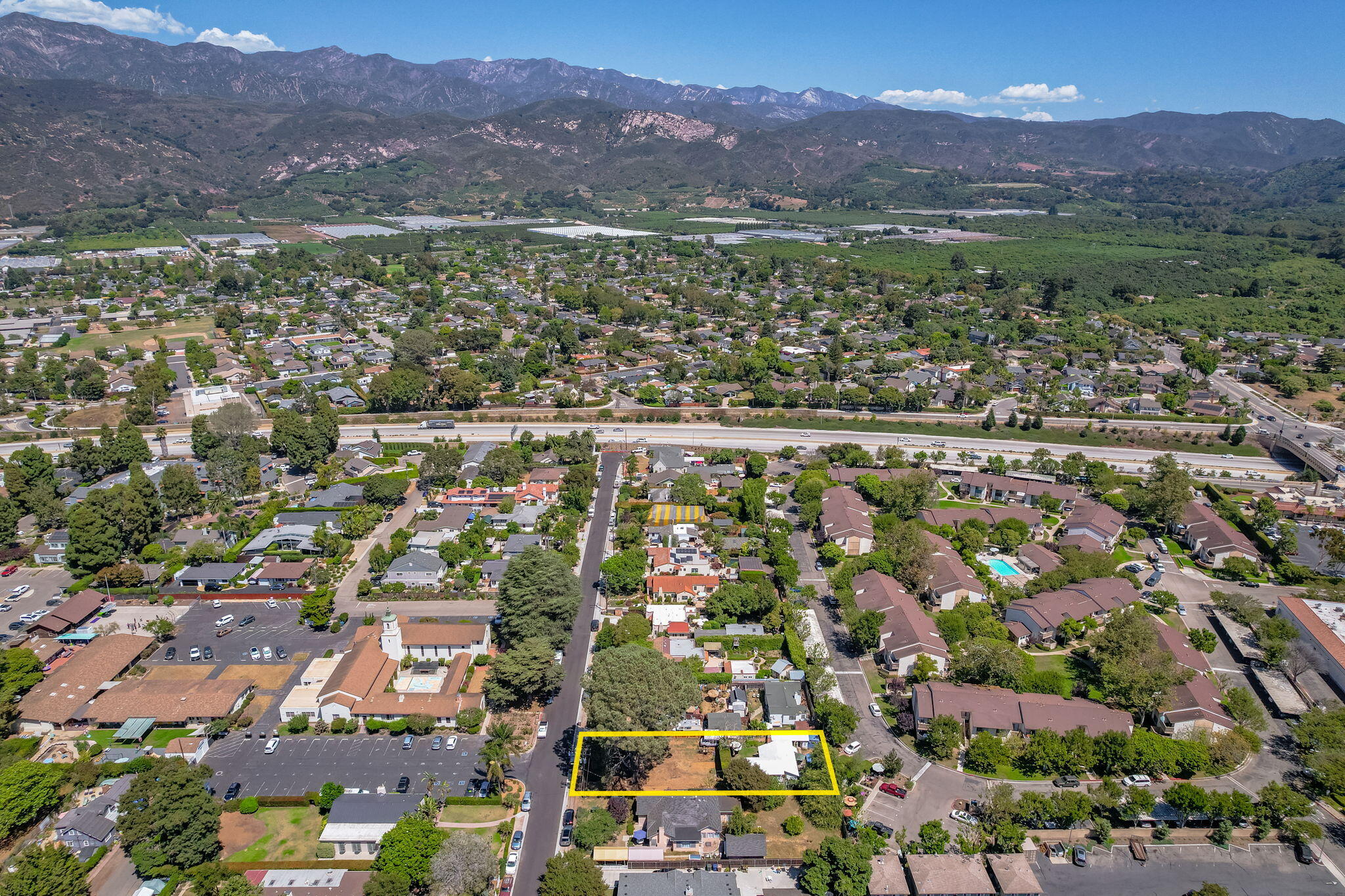 1090 Vallecito Road Carpinteria, CA 93013 - Photo 2 of 24 an aerial view of residential houses and outdoor space
