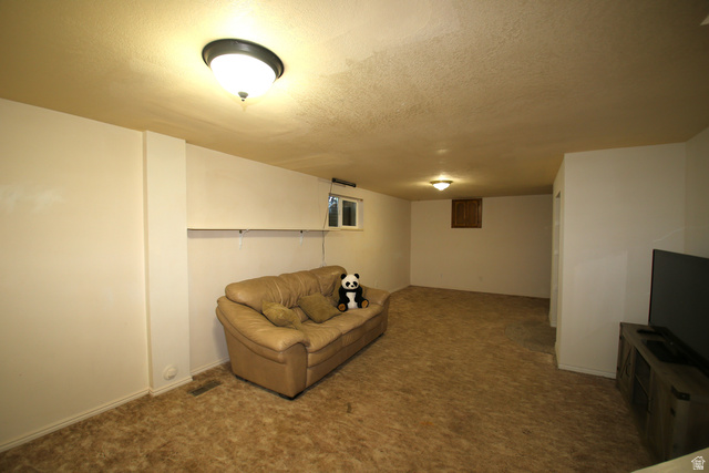 1612 East 450 South Springville, UT 84663 - Photo 33 of 48 Expansive carpeted room featuring recessed lighting and a window