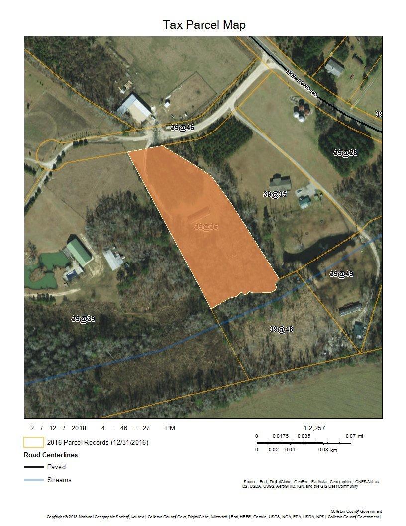 2819 Mill Pond Road Ruffin, SC 29475 - Photo 14 of 14 Parcel Map
