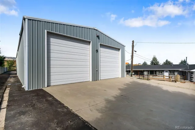 a view of a house with a patio
