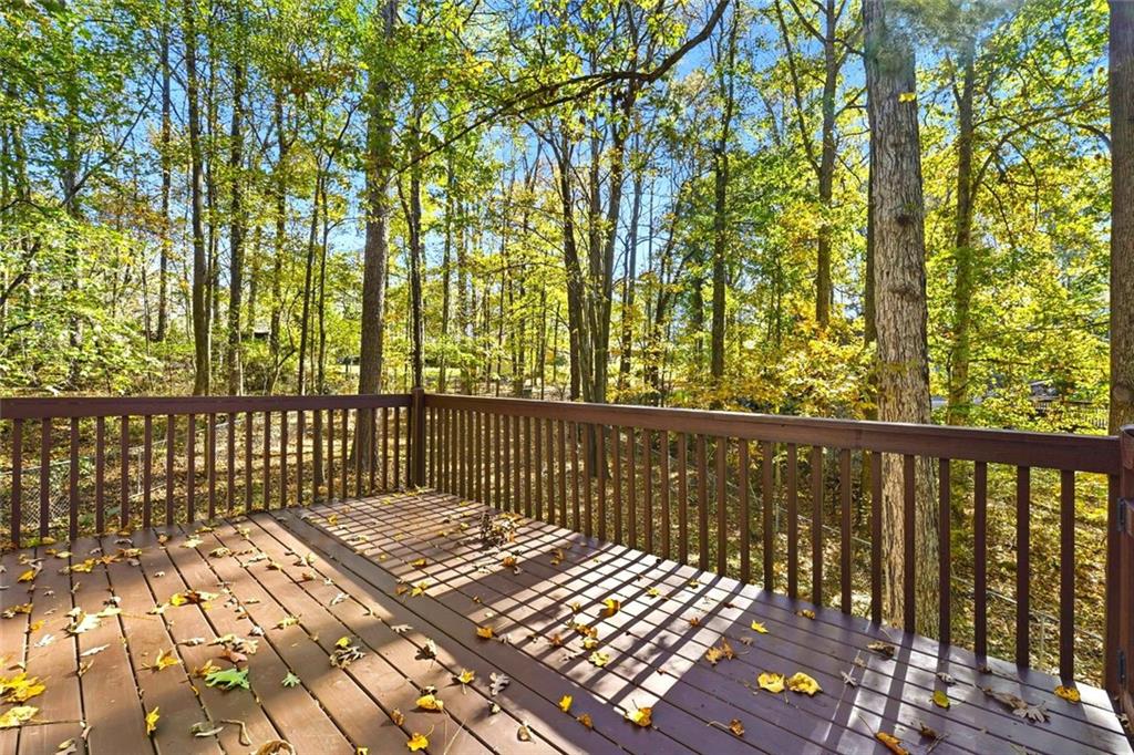 4099 Harvest Ridge Drive Douglasville, GA 30135 - Photo 40 of 46 a view of wooden balcony
