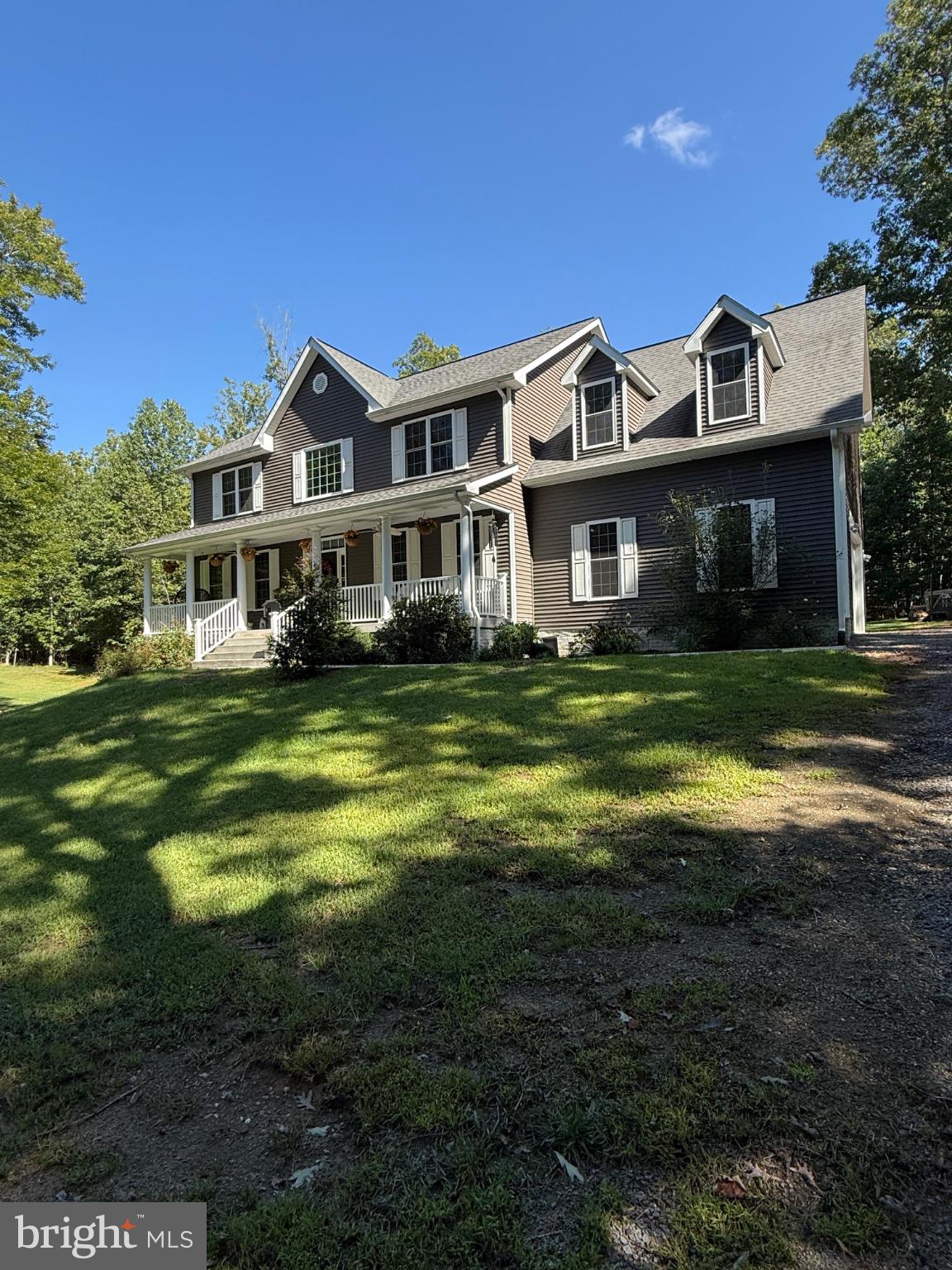 9047 Settle School Road Rixeyville, VA 22737 - Photo 1 of 12 Front view of home with large front porch.