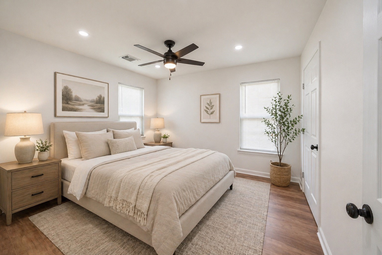 3051 Rothermel Road Houston, TX 77093 - Photo 17 of 24 Inviting guest bedroom with elegant virtual staging.