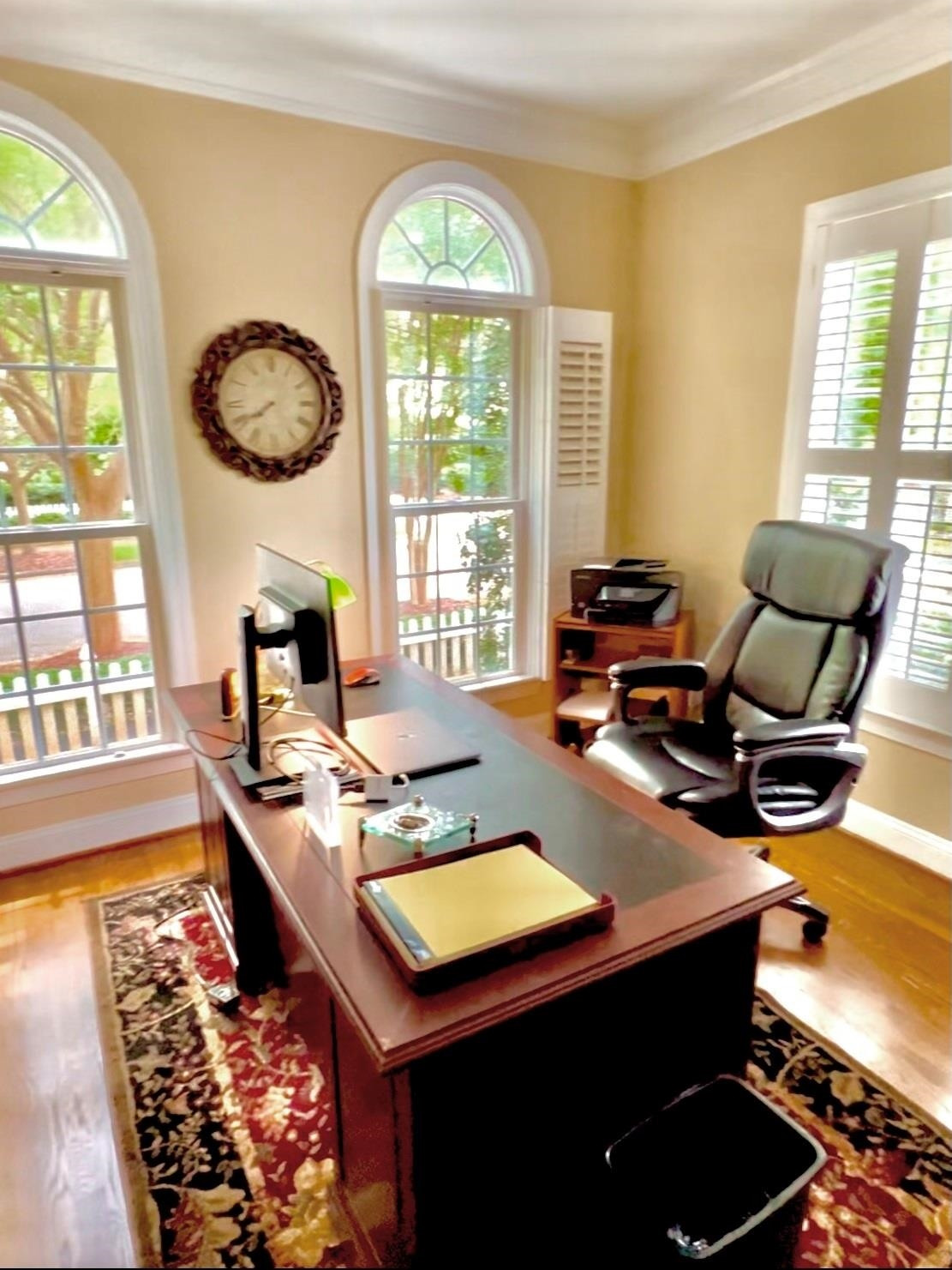 1911 Hornbeck Court Raleigh, NC 27614 - Photo 6 of 47 a view of a workspace with a window