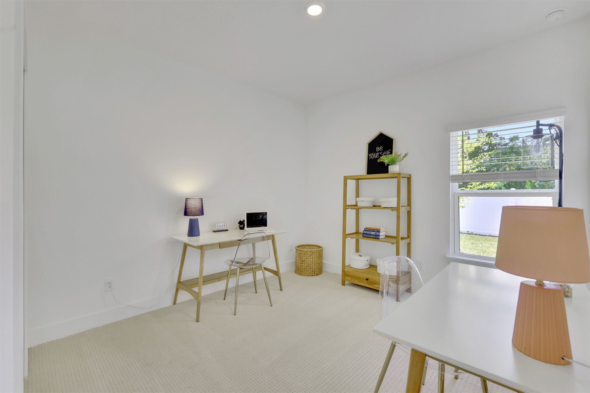 96040 Pirates Bluff Road Yulee, FL 32097 - Photo 21 of 38 a view of a workspace with furniture and a window