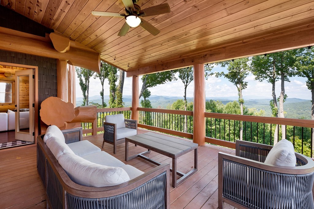 502 Overlook Drive Blue Ridge, GA 30513 - Photo 28 of 53 a outdoor space with patio the couches and chairs