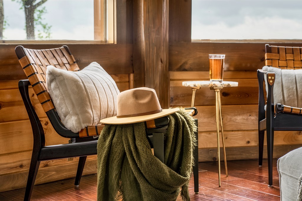 502 Overlook Drive Blue Ridge, GA 30513 - Photo 43 of 53 a view of a balcony with chairs