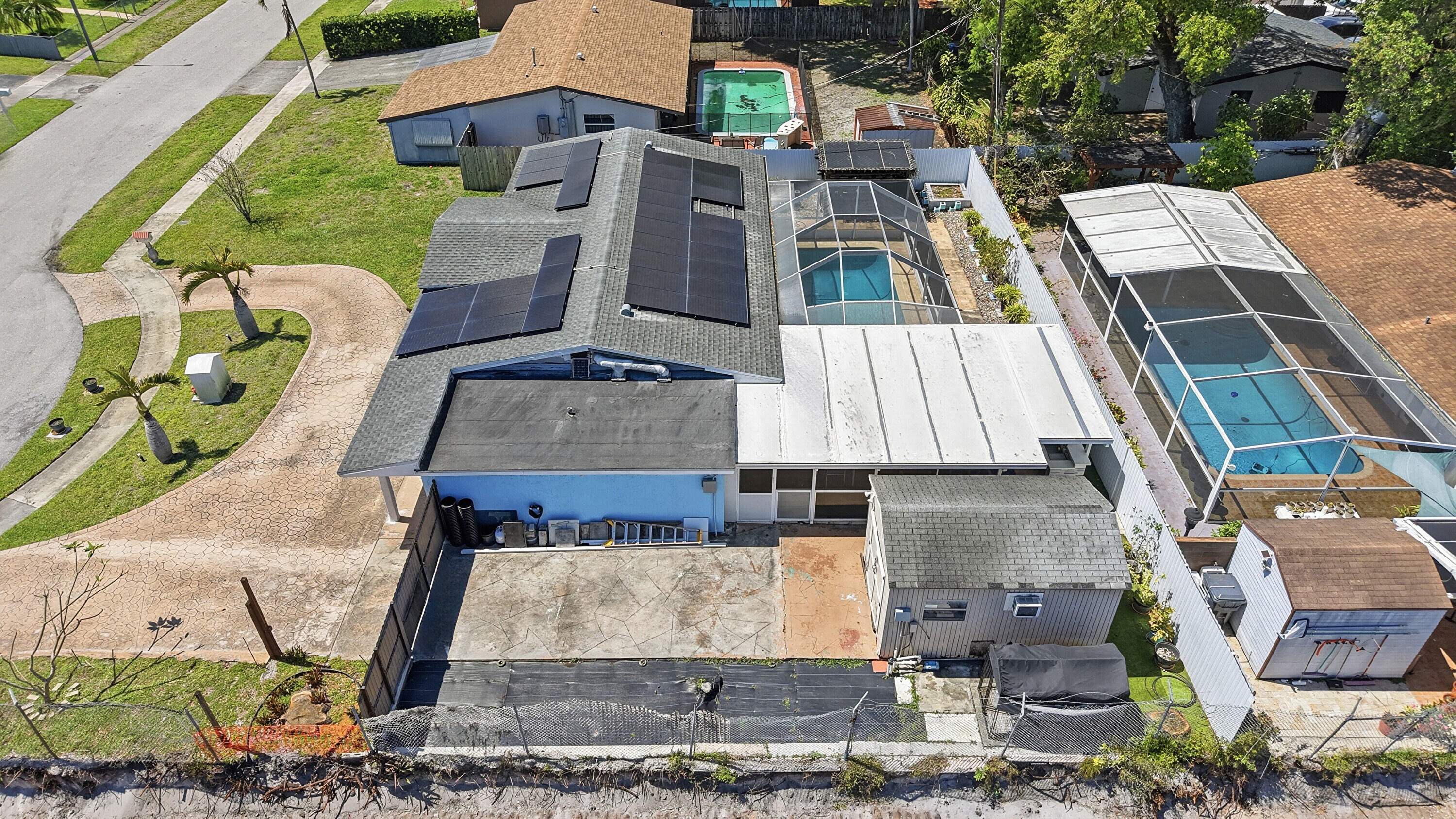 6271 Harding Street Hollywood, FL 33024 - Photo 35 of 58 an aerial view of a house with a yard