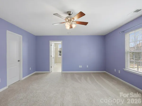 a view of a room with an empty space