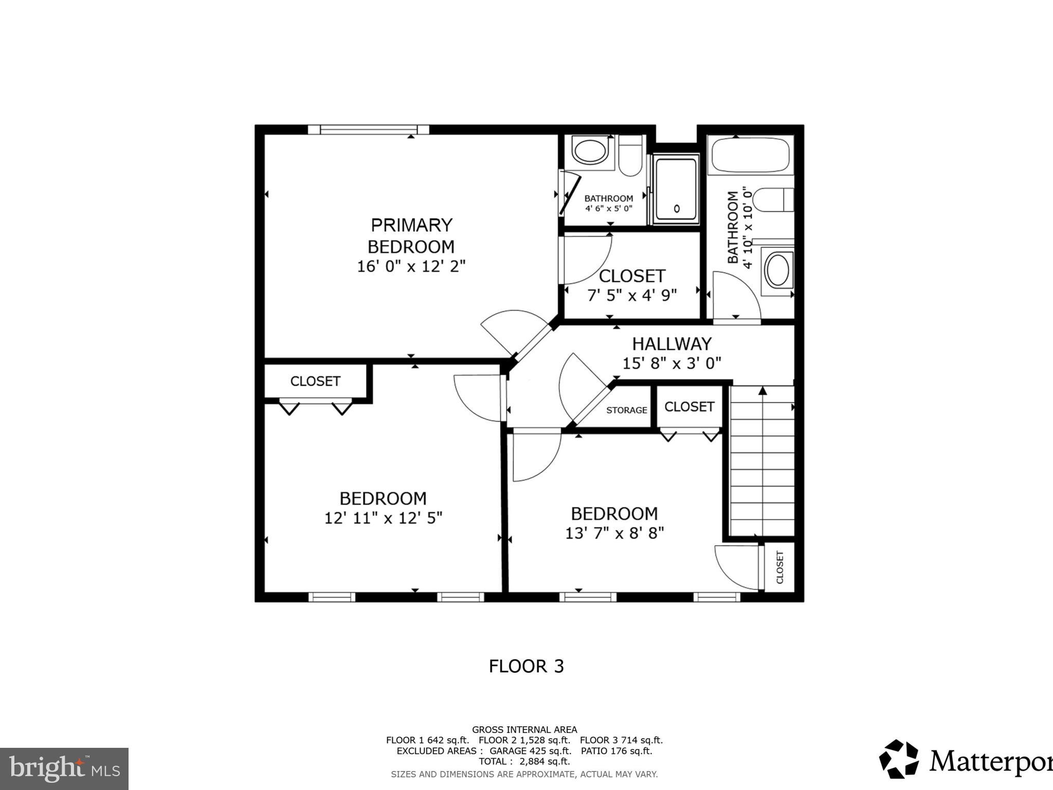 1106 Benjamin Road Bel Air, MD 21014 - Photo 39 of 41 Upstairs Floor Plan