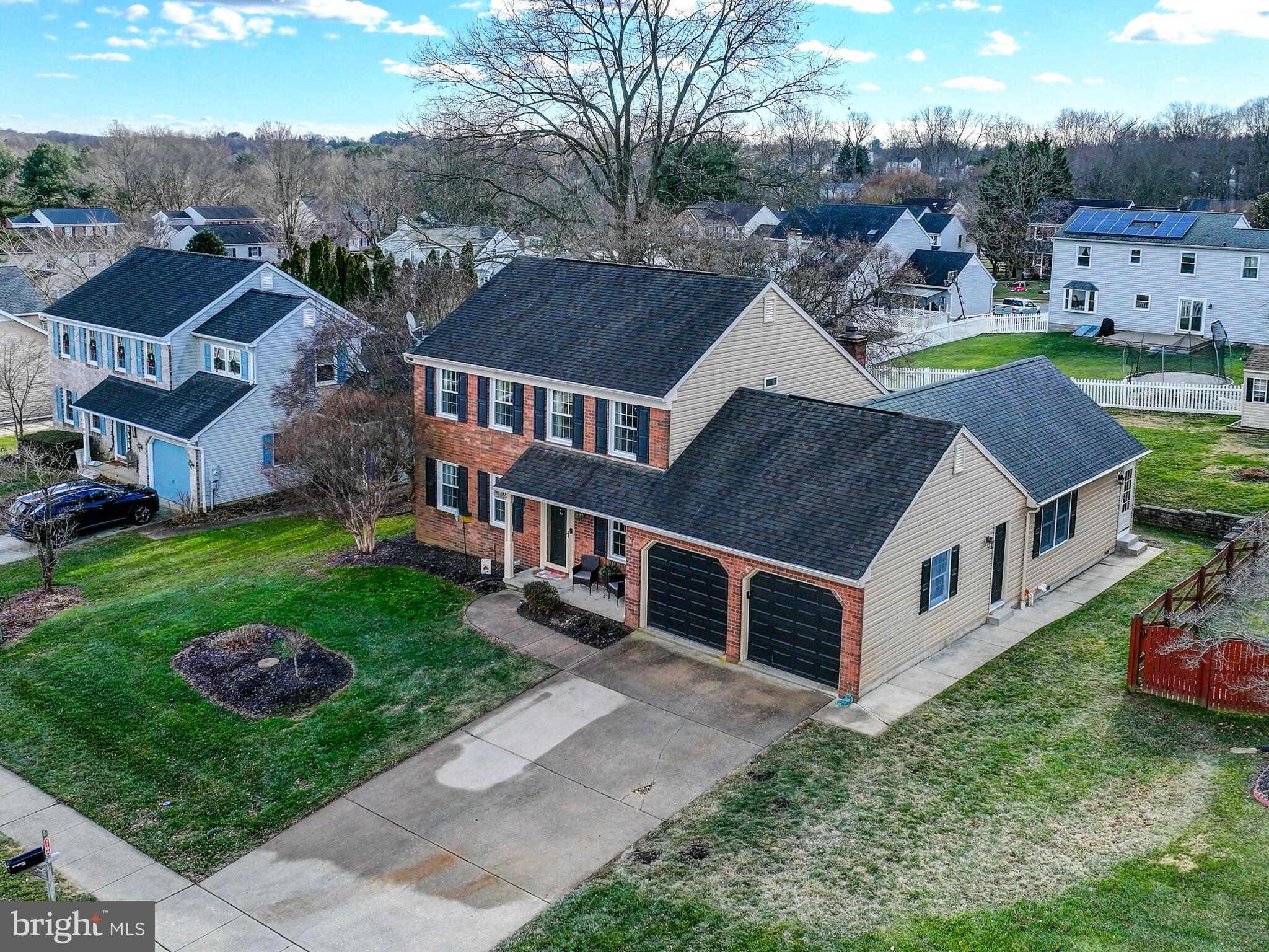 1106 Benjamin Road Bel Air, MD 21014 - Photo 34 of 41 Aerial of Front & In-law Suite Entrance