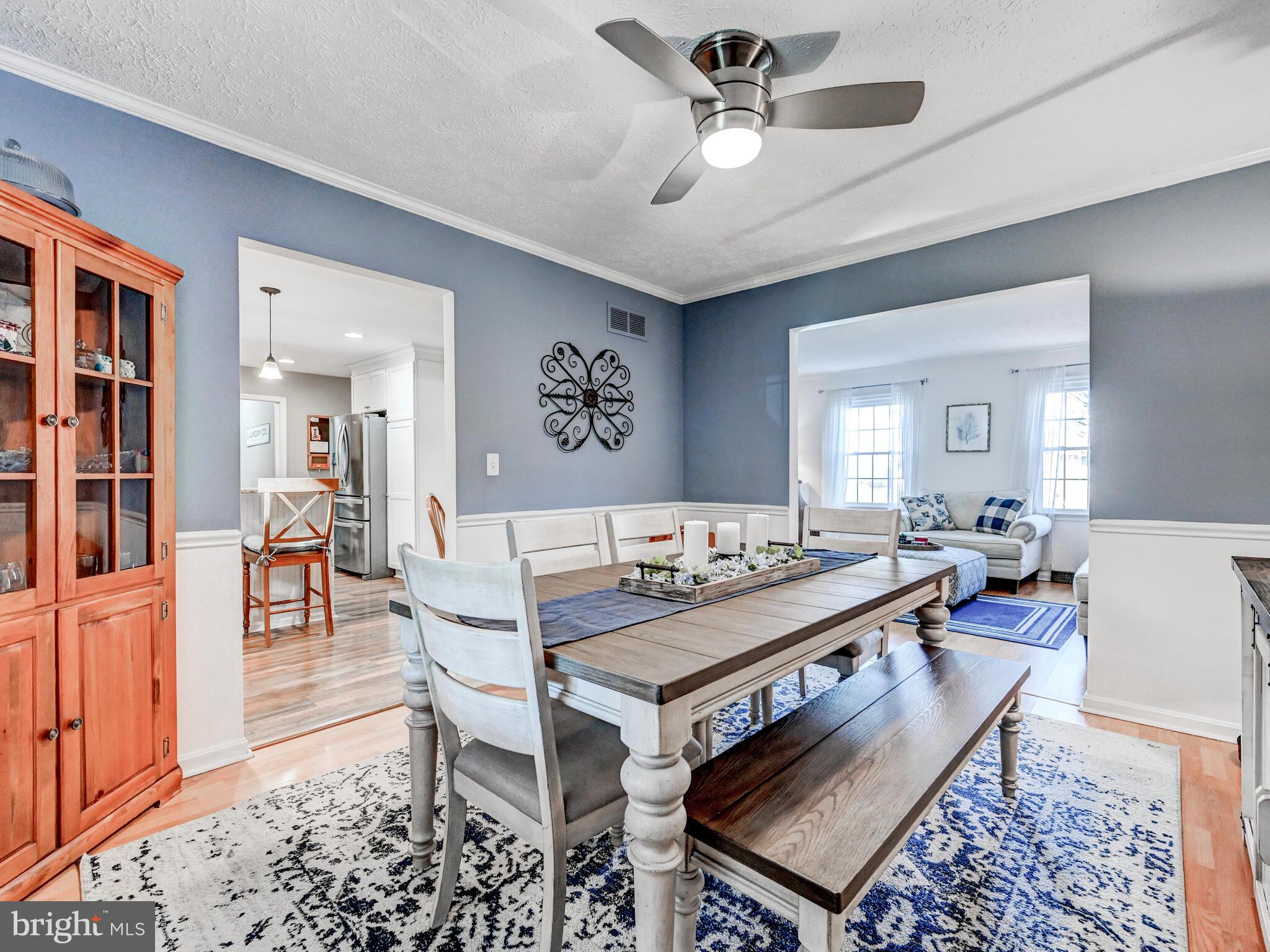 1106 Benjamin Road Bel Air, MD 21014 - Photo 9 of 41 Dining Room looking into Kitchen & Living Room