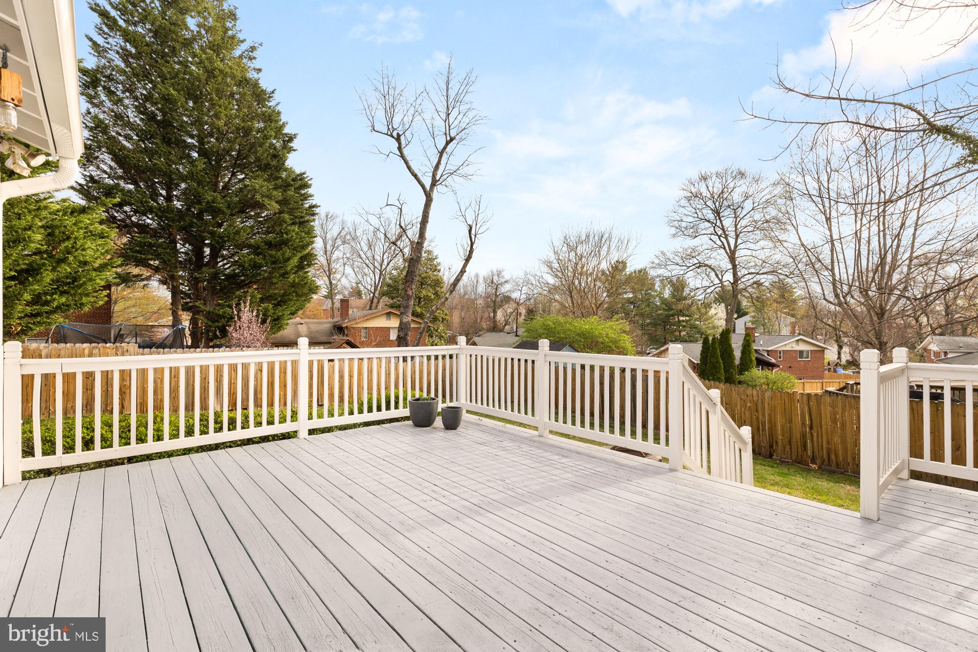 2407 Harmon Road Silver Spring, MD 20902 - Photo 17 of 39 a view of deck with wooden floor and fence