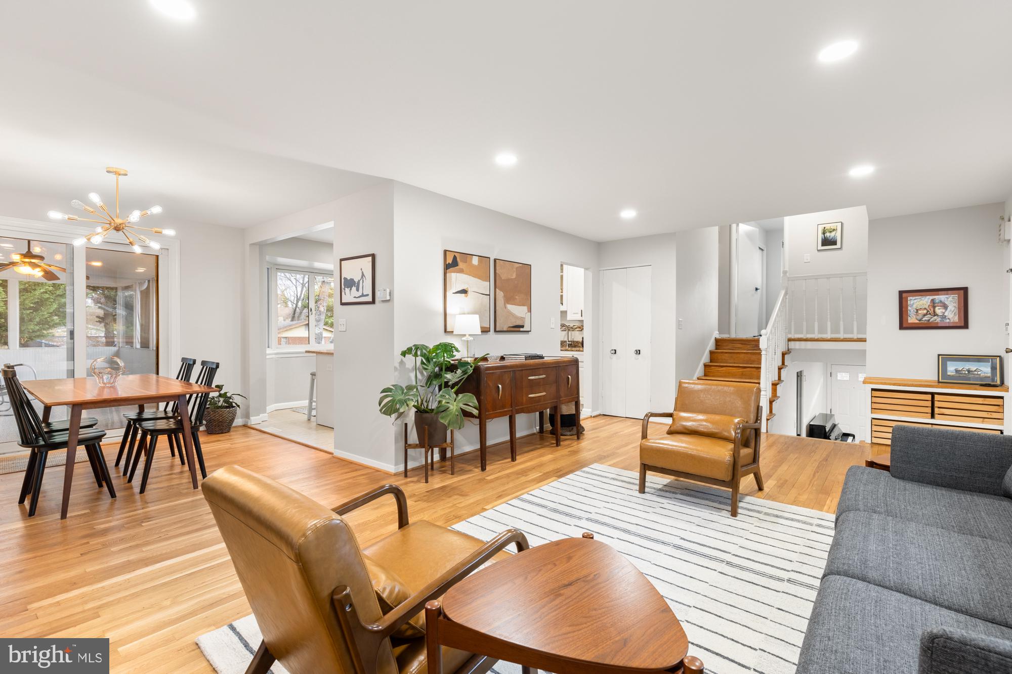 2407 Harmon Road Silver Spring, MD 20902 - Photo 6 of 39 a living room with furniture and wooden floor
