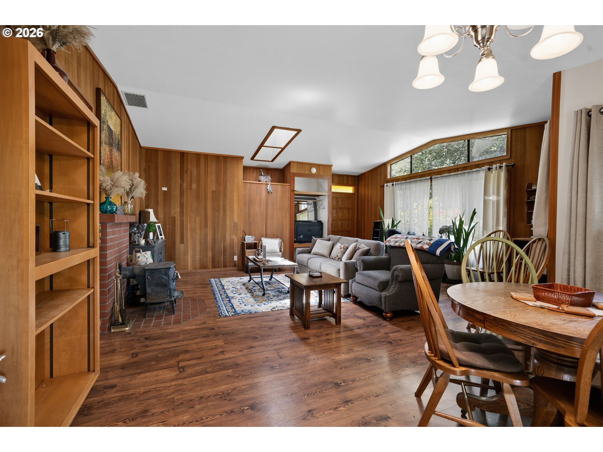 46725 Goodpasture Road Vida, OR 97488 - Photo 31 of 48 a view of a dining room with furniture