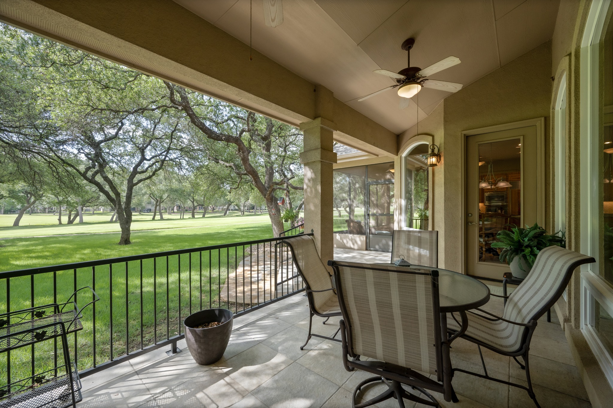 29 Meadows End Georgetown, TX 78628 - Photo 27 of 38 a view of a chairs and table in the balcony