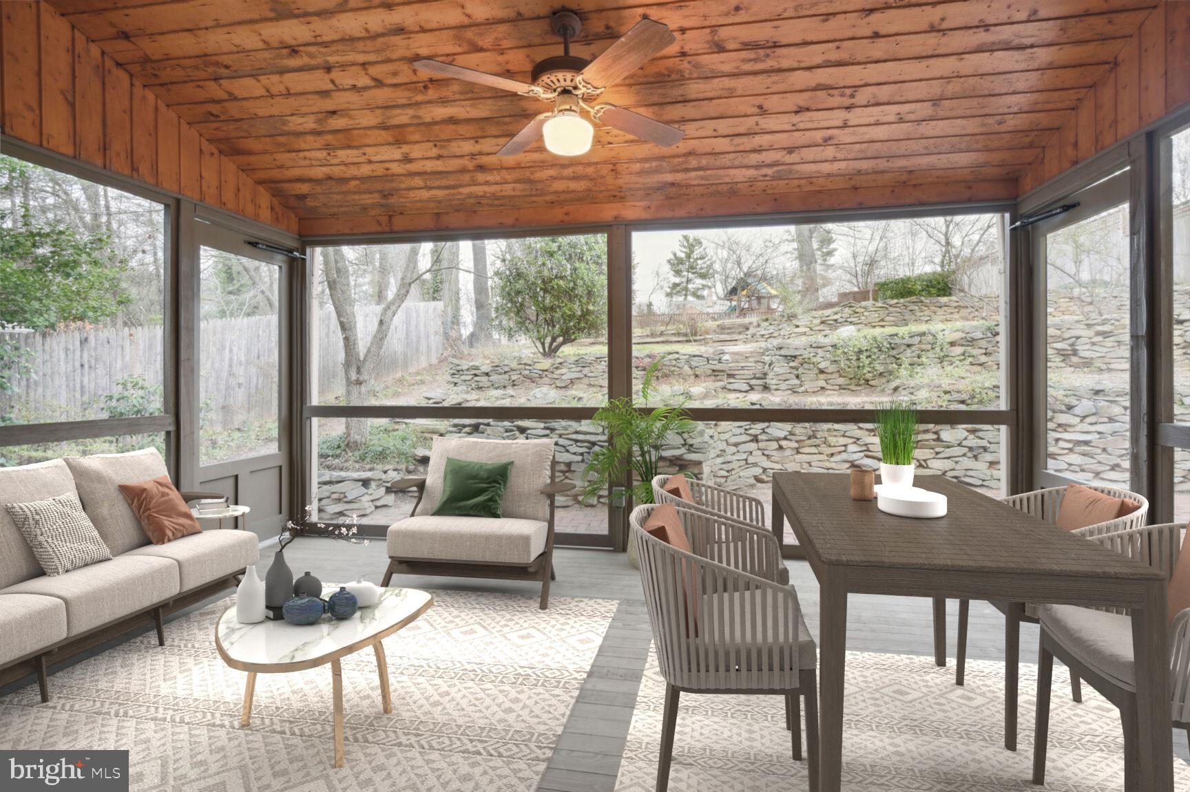 1003 Highland Drive Silver Spring, MD 20910 - Photo 11 of 27 Screened Porch for outdoor living