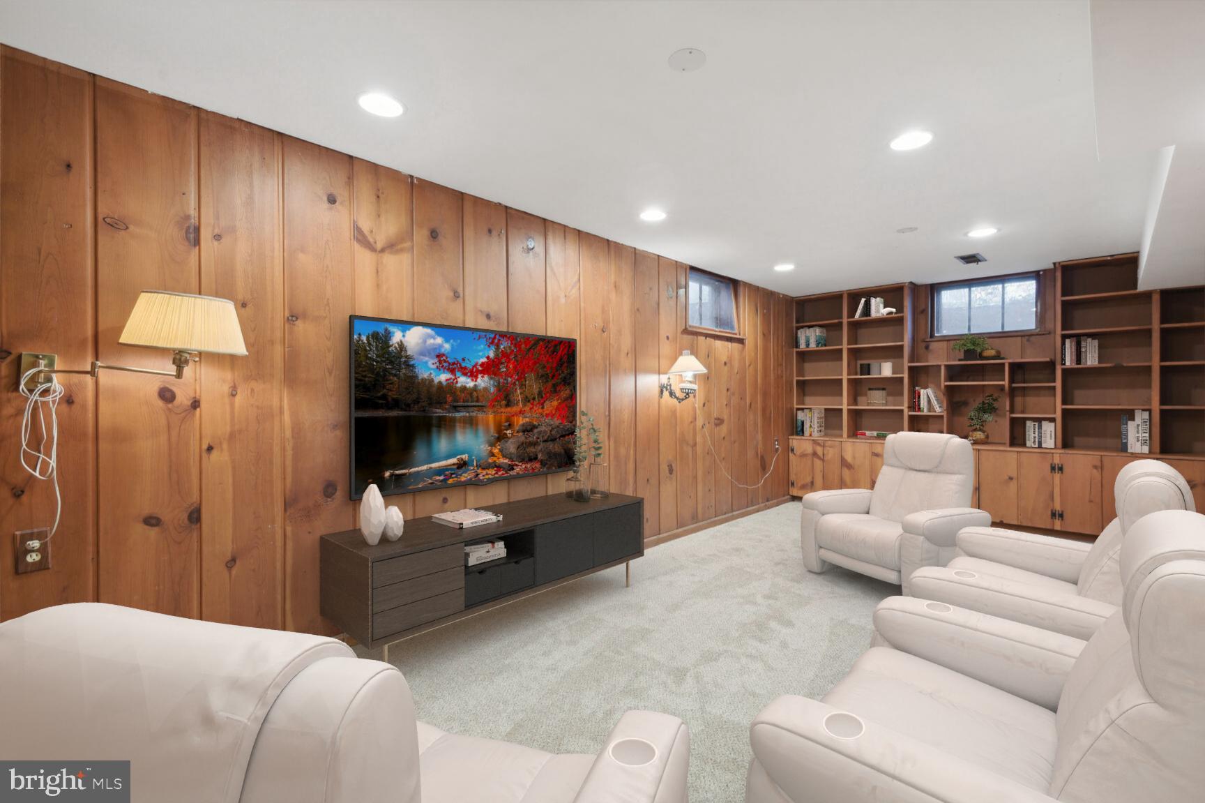 1003 Highland Drive Silver Spring, MD 20910 - Photo 23 of 27 Media Room/Recreation Room on lower level