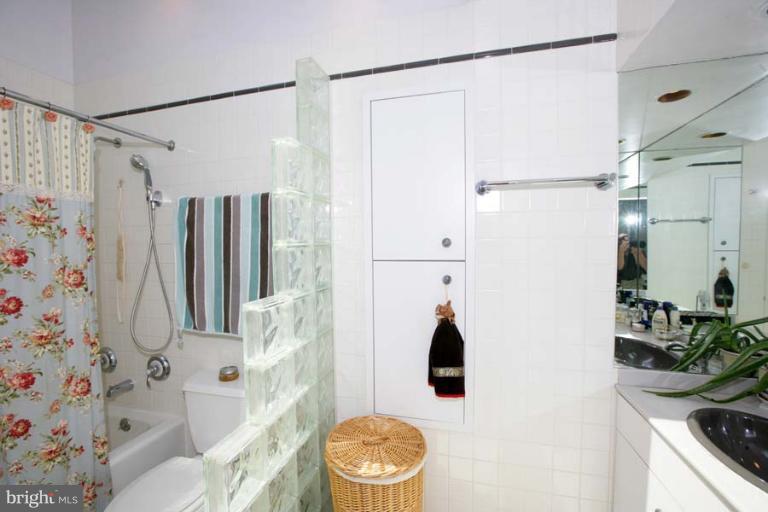 1801 Briggs Road Silver Spring, MD 20906 - Photo 22 of 30 a bathroom with a sink toilet and shower
