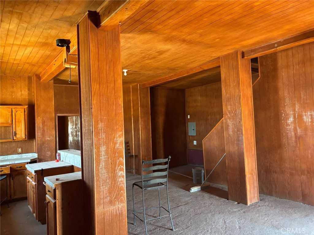 11690 Camp Rock Road Lucerne Valley, CA 92356 - Photo 12 of 33 a view of a bathroom with a shower and a sink
