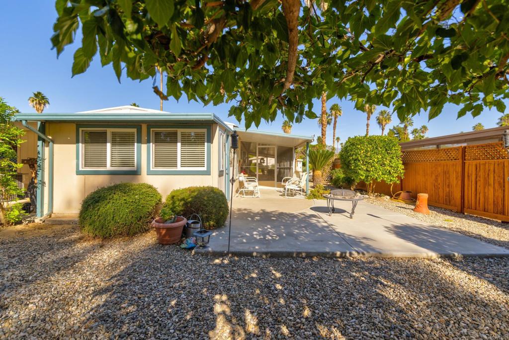 1010 Palm Canyon Drive, Unit 339 Borrego Springs, CA 92004 - Photo 18 of 19 a view of a house with backyard and sitting area