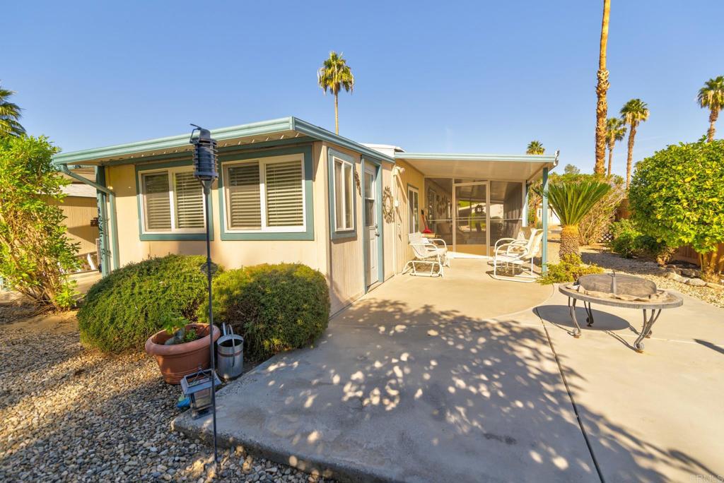 1010 Palm Canyon Drive, Unit 339 Borrego Springs, CA 92004 - Photo 19 of 19 a front view of a house with a yard
