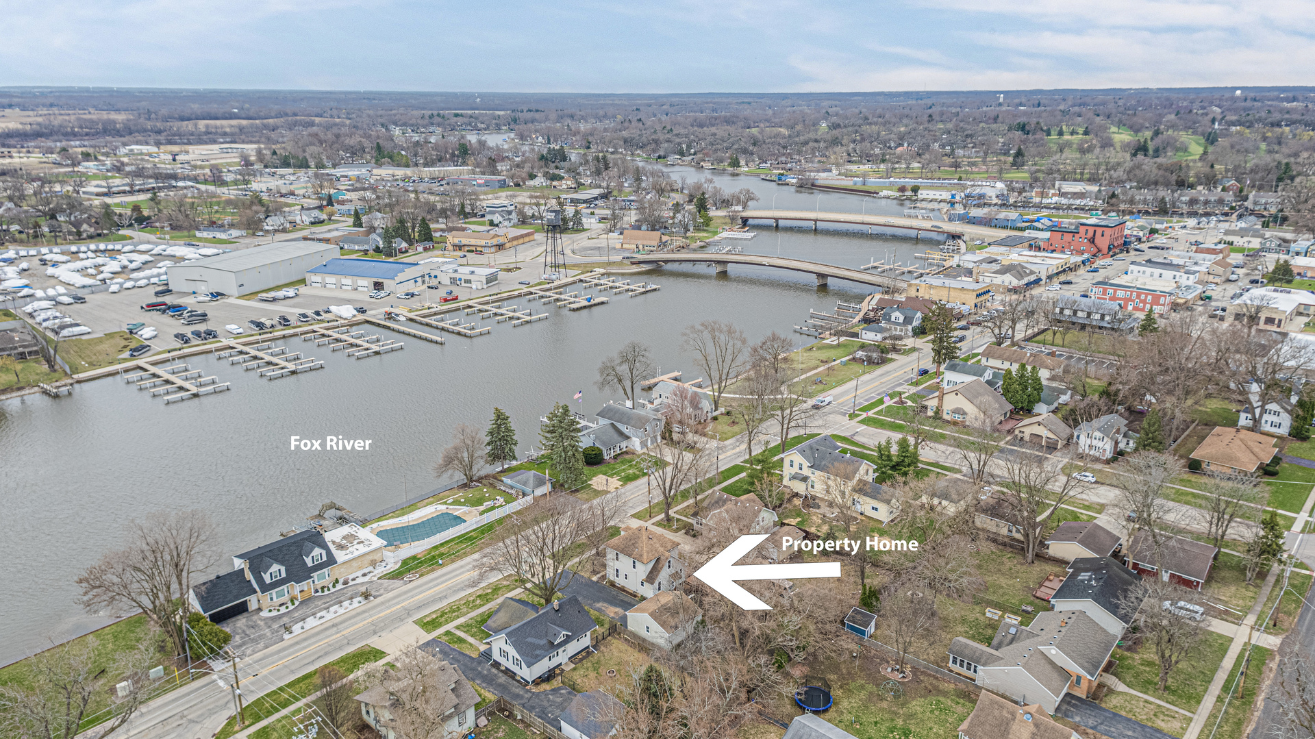 1507 Riverside Drive McHenry, IL 60050 - Photo 4 of 27 an aerial view of a city