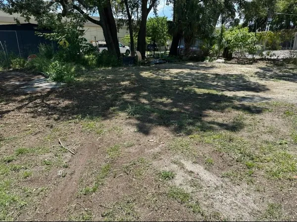 a view of road with trees