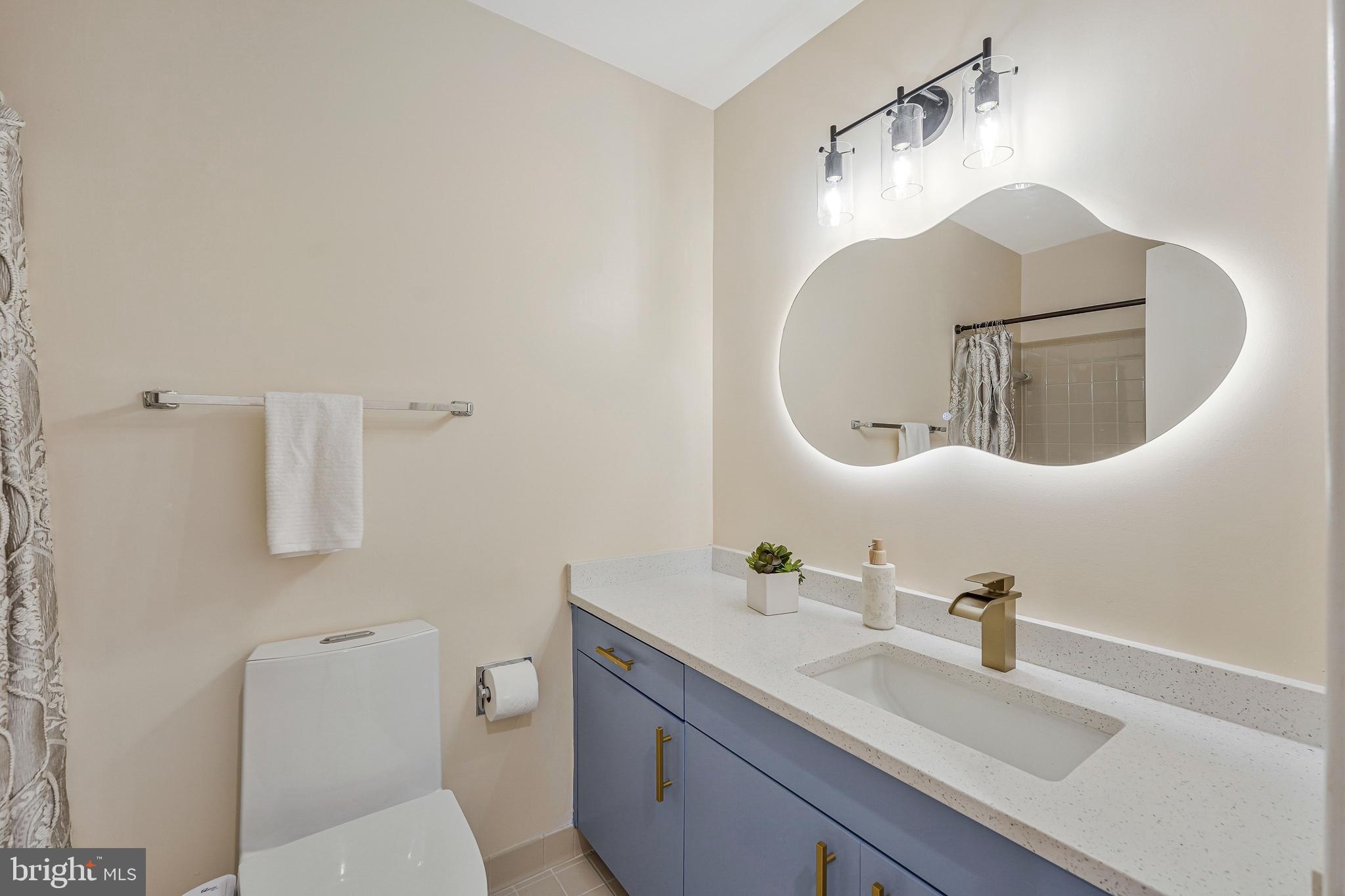 11123 Lakespray Way Reston, VA 20191 - Photo 37 of 47 a bathroom with a sink vanity and toilet