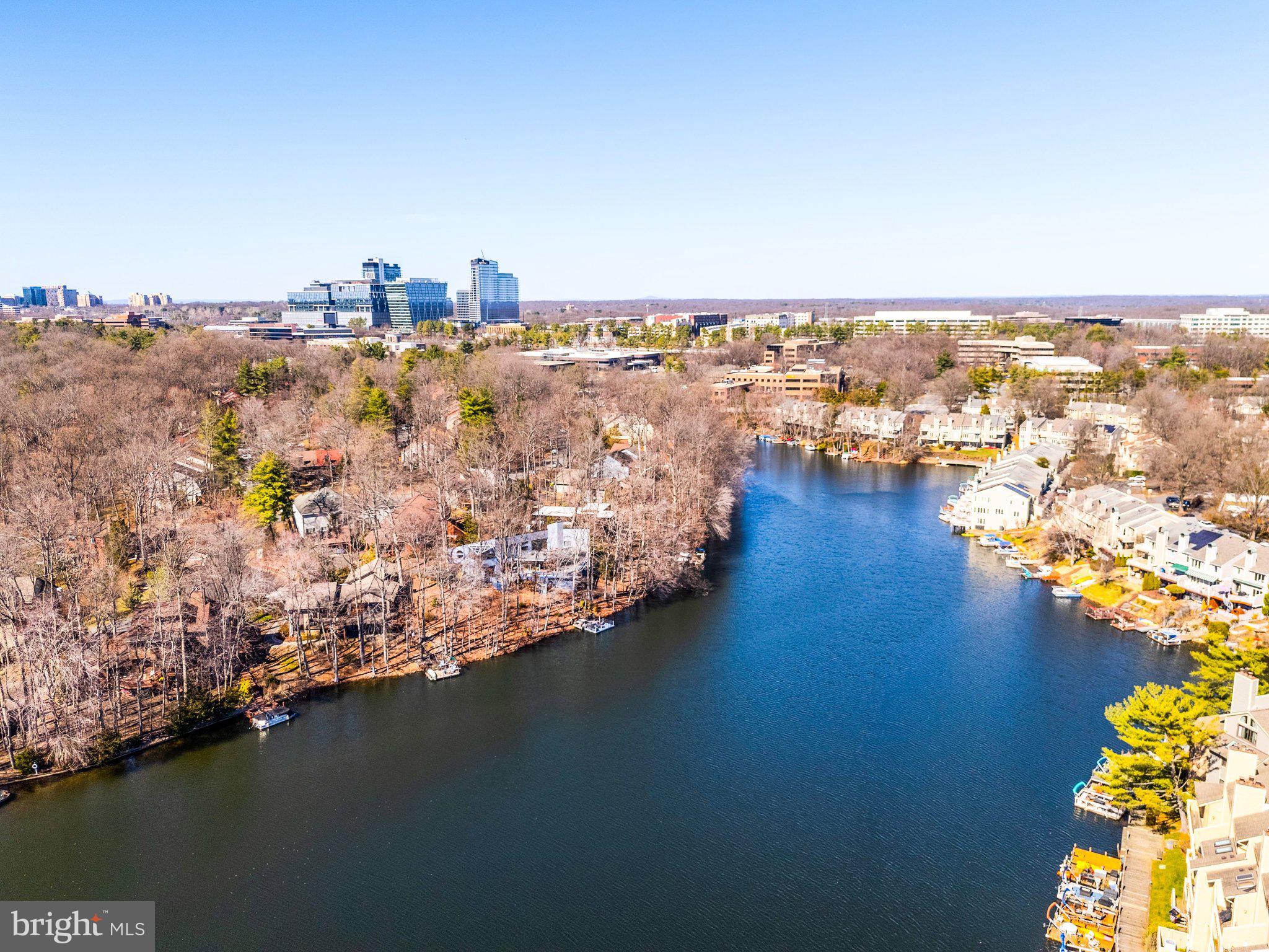 11123 Lakespray Way Reston, VA 20191 - Photo 42 of 47 an aerial view of ocean and residential houses with outdoor space