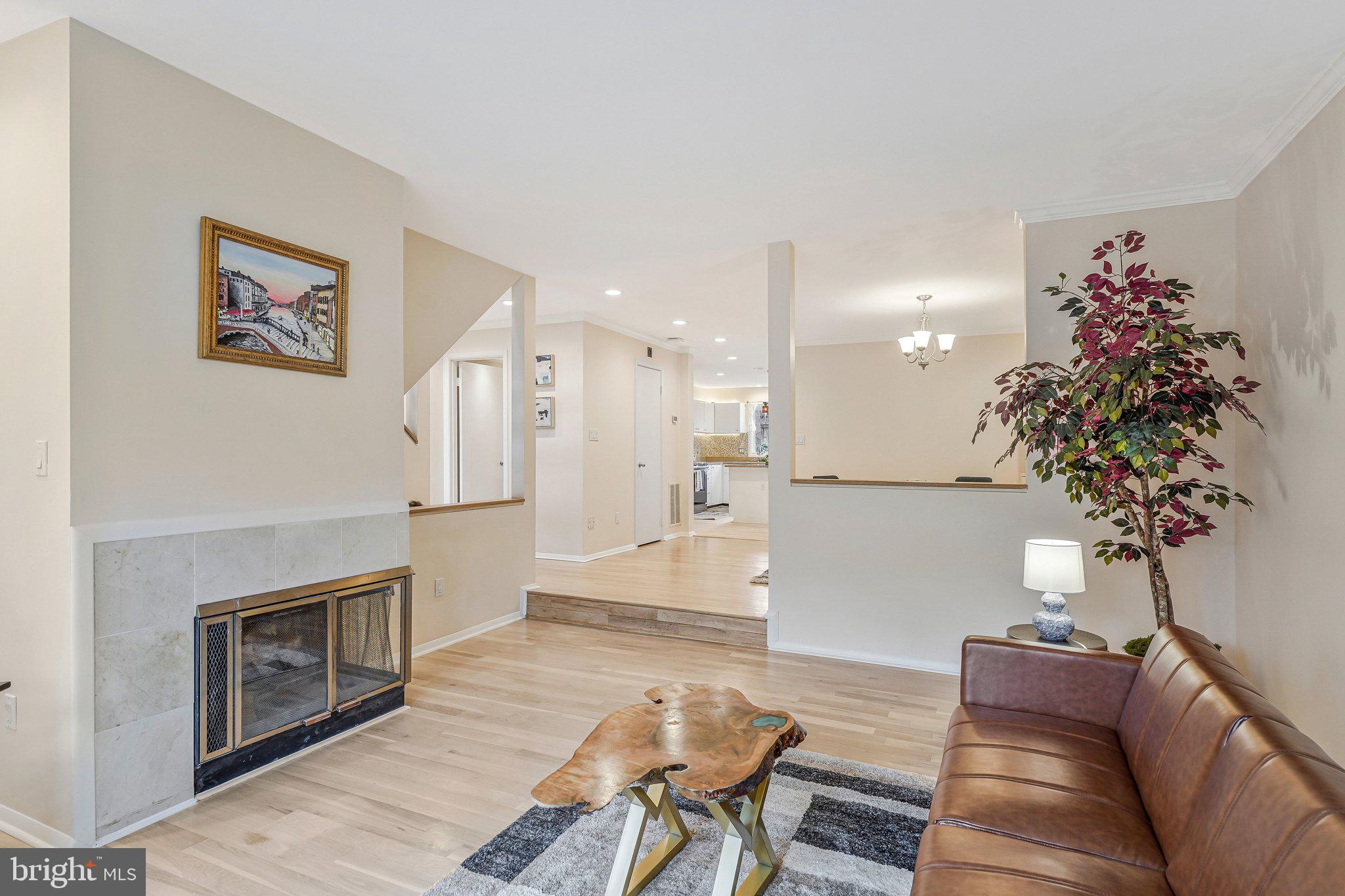 11123 Lakespray Way Reston, VA 20191 - Photo 8 of 47 a living room with furniture and a potted plant