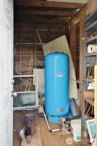 a view of a door of the house