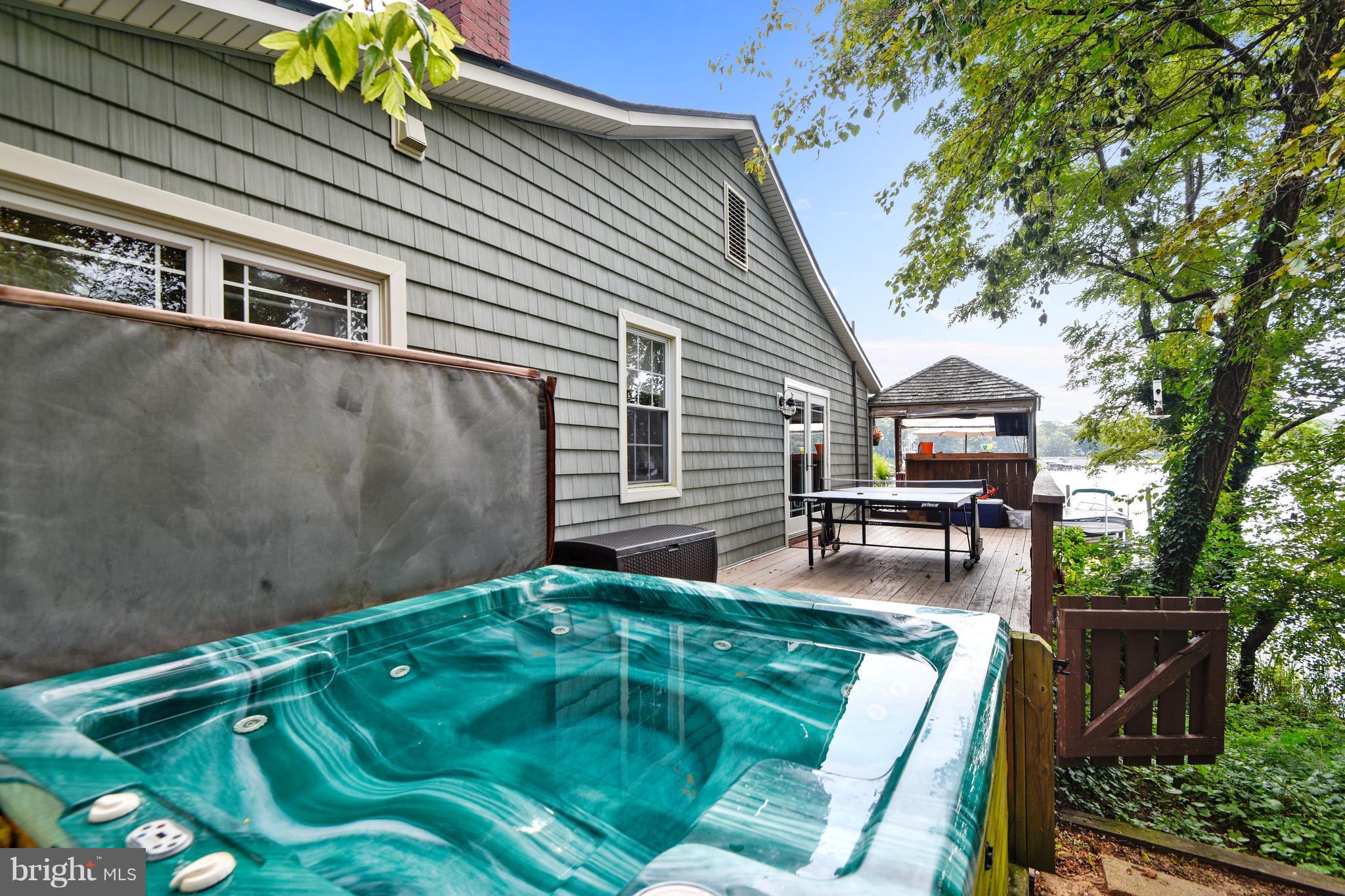 396 Riverside Drive Pasadena, MD 21122 - Photo 13 of 30 Wrap around deck fun for cool nights ahead
