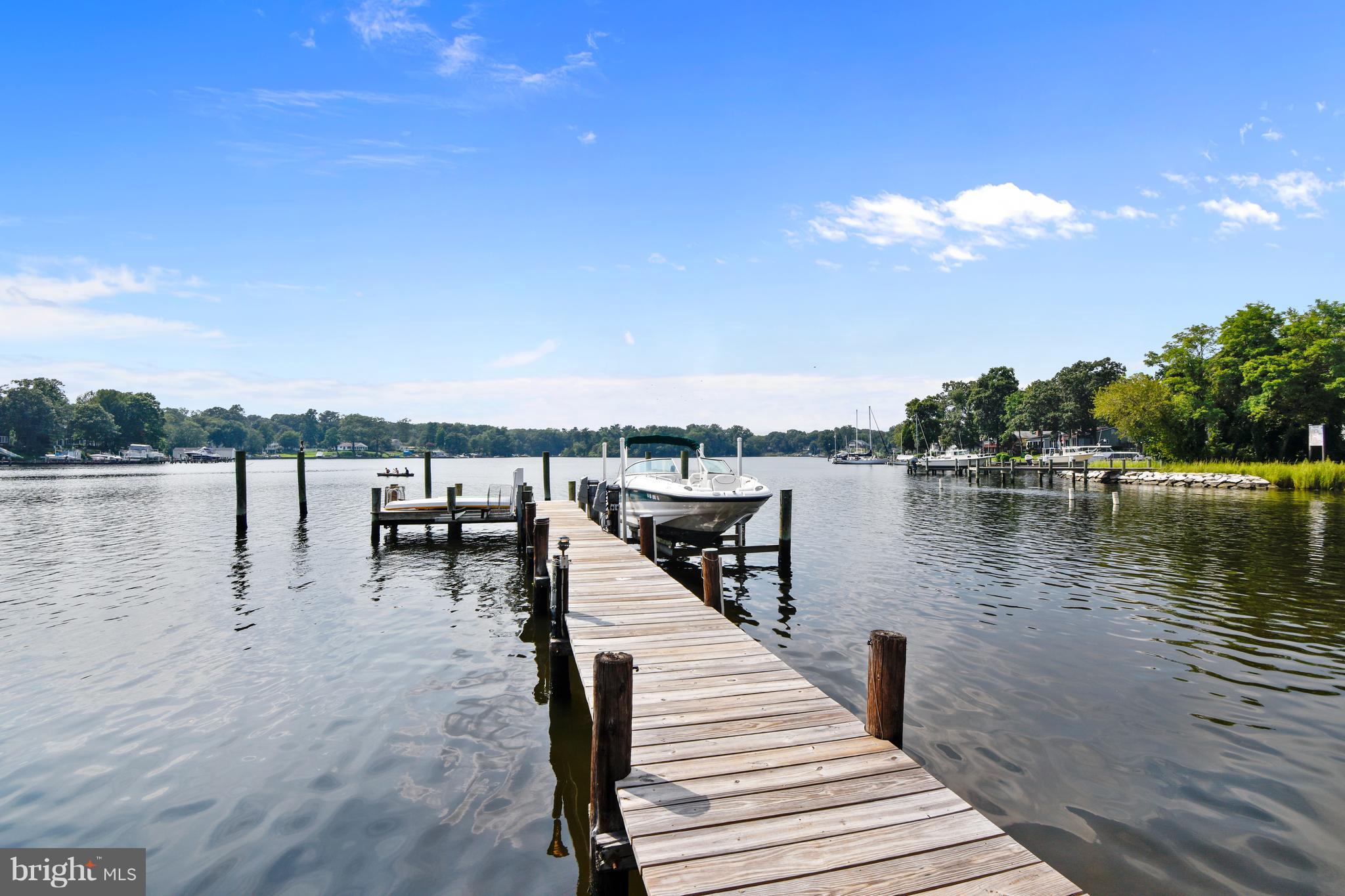 396 Riverside Drive Pasadena, MD 21122 - Photo 26 of 30 70 ft pier w deep water, 50 ft slip