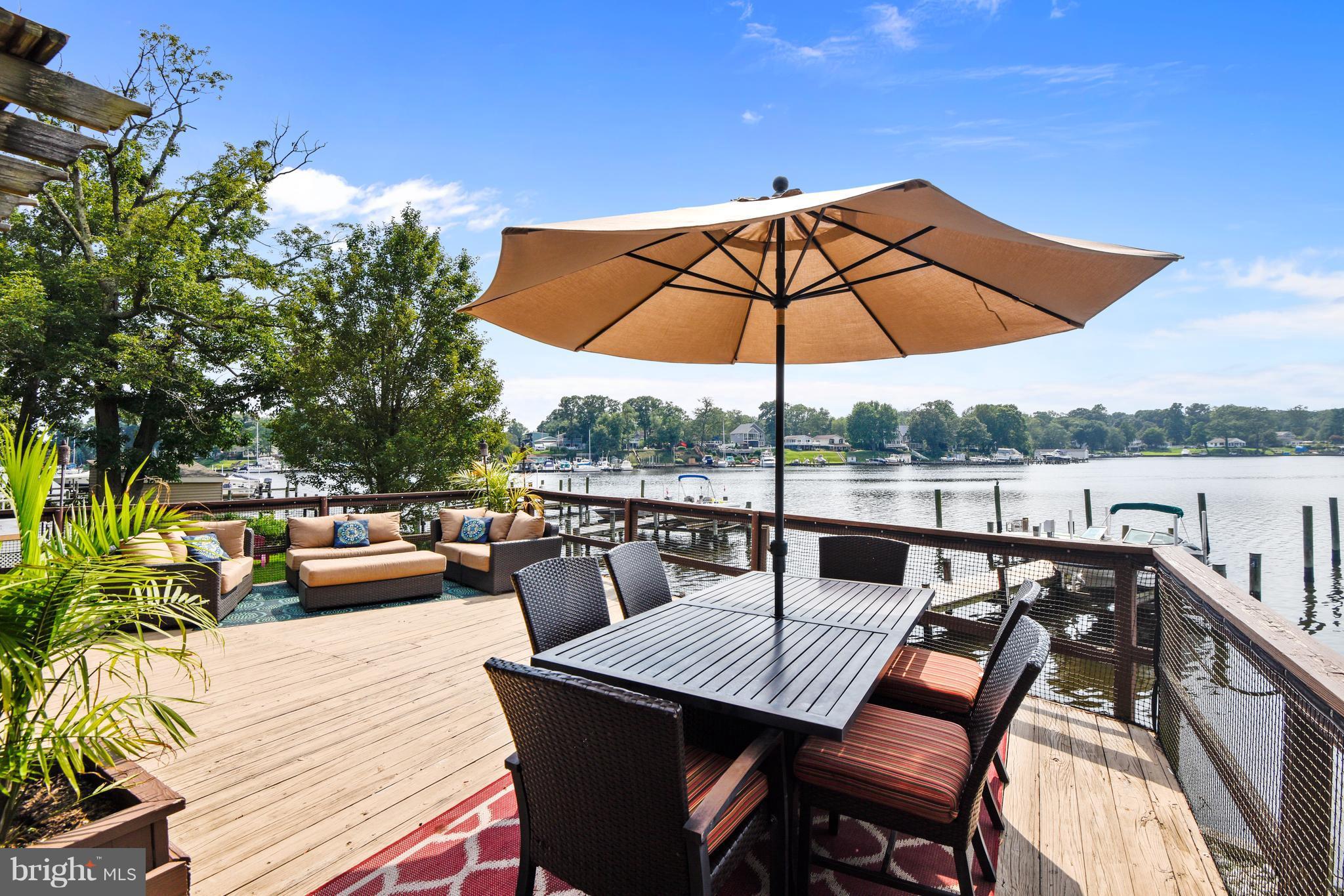396 Riverside Drive Pasadena, MD 21122 - Photo 10 of 30 Perfect set up for al fresco dining!