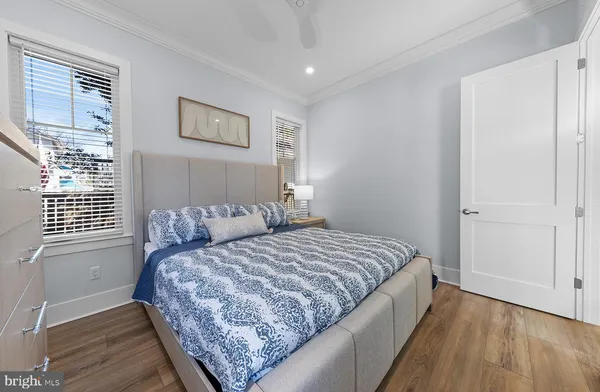 a living room with a couch and a table