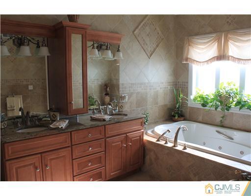417 Plainfield Road Edison, NJ 08820 - Photo 10 of 14 a bathroom with a bathtub sink and mirror