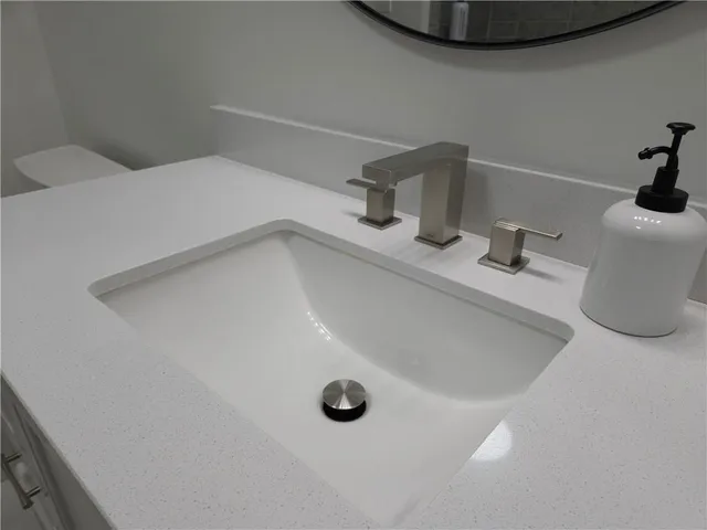 a bathroom with a sink