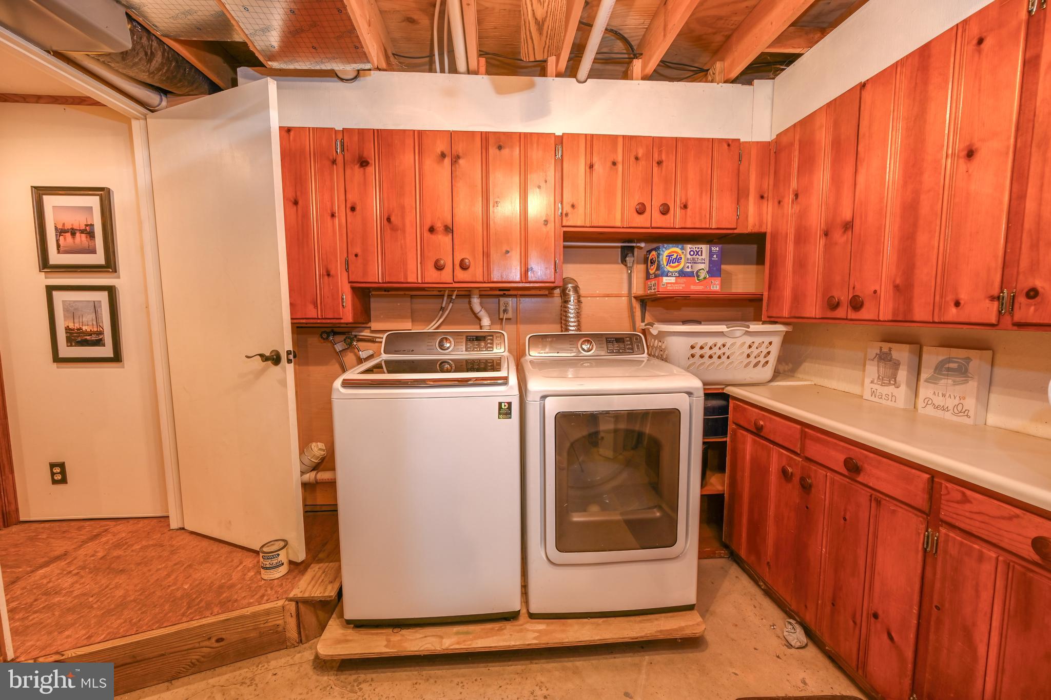 120 Tooth Pick Road Swanton, MD 21561 - Photo 46 of 51 Lower-level laundry