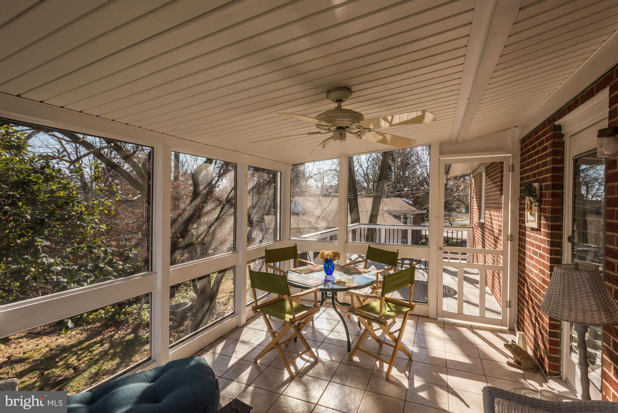 6705 Maxalea Road Baltimore, MD 21239 - Photo 26 of 30 a view of a patio with a table chairs and wooden floor