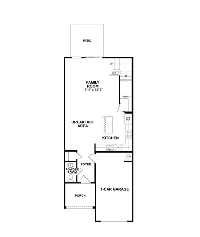 6039 Rizer Drive Charlotte, NC 28269 - Photo 3 of 5 a picture of floor plan
