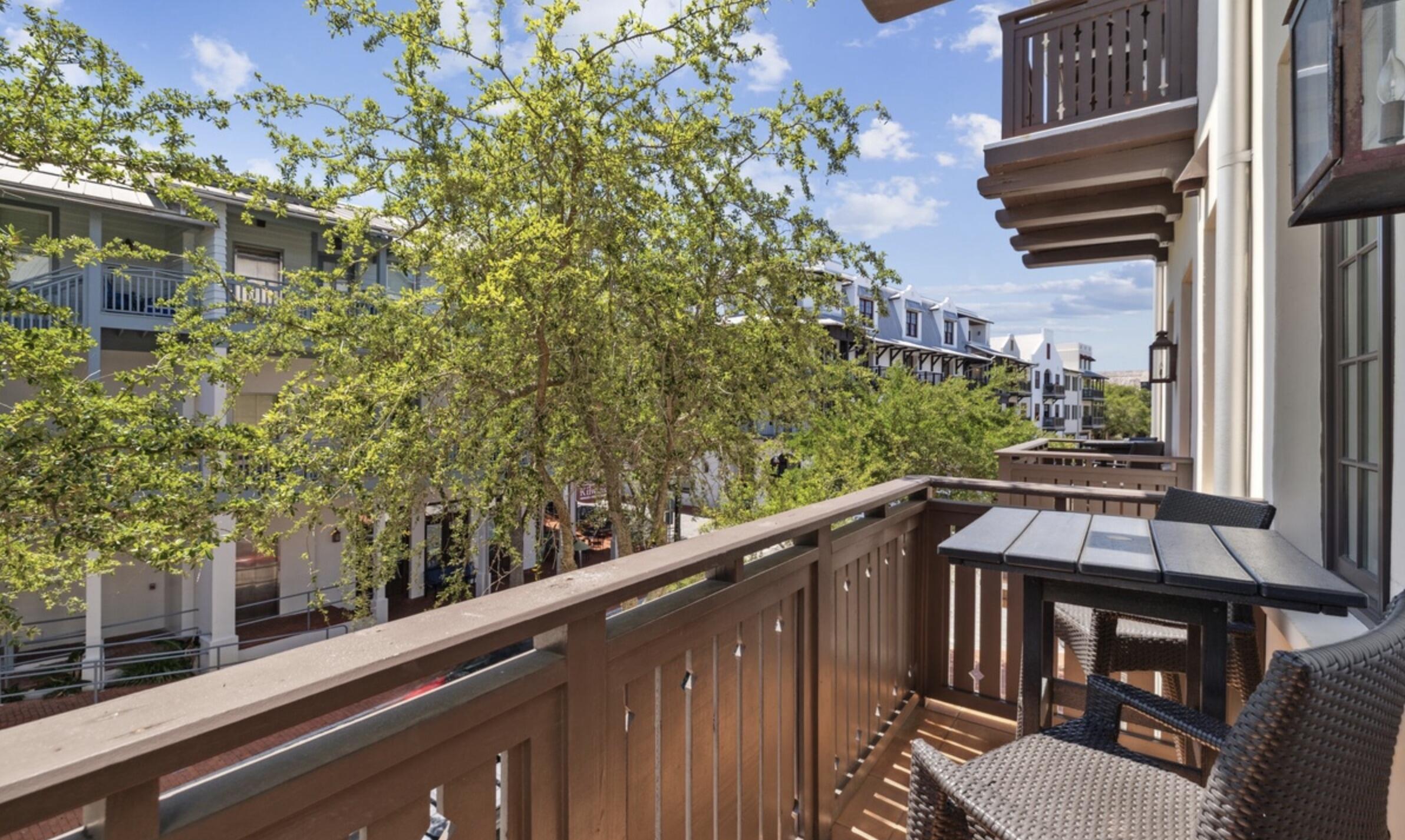 BALCONY LOOKING SOUTH