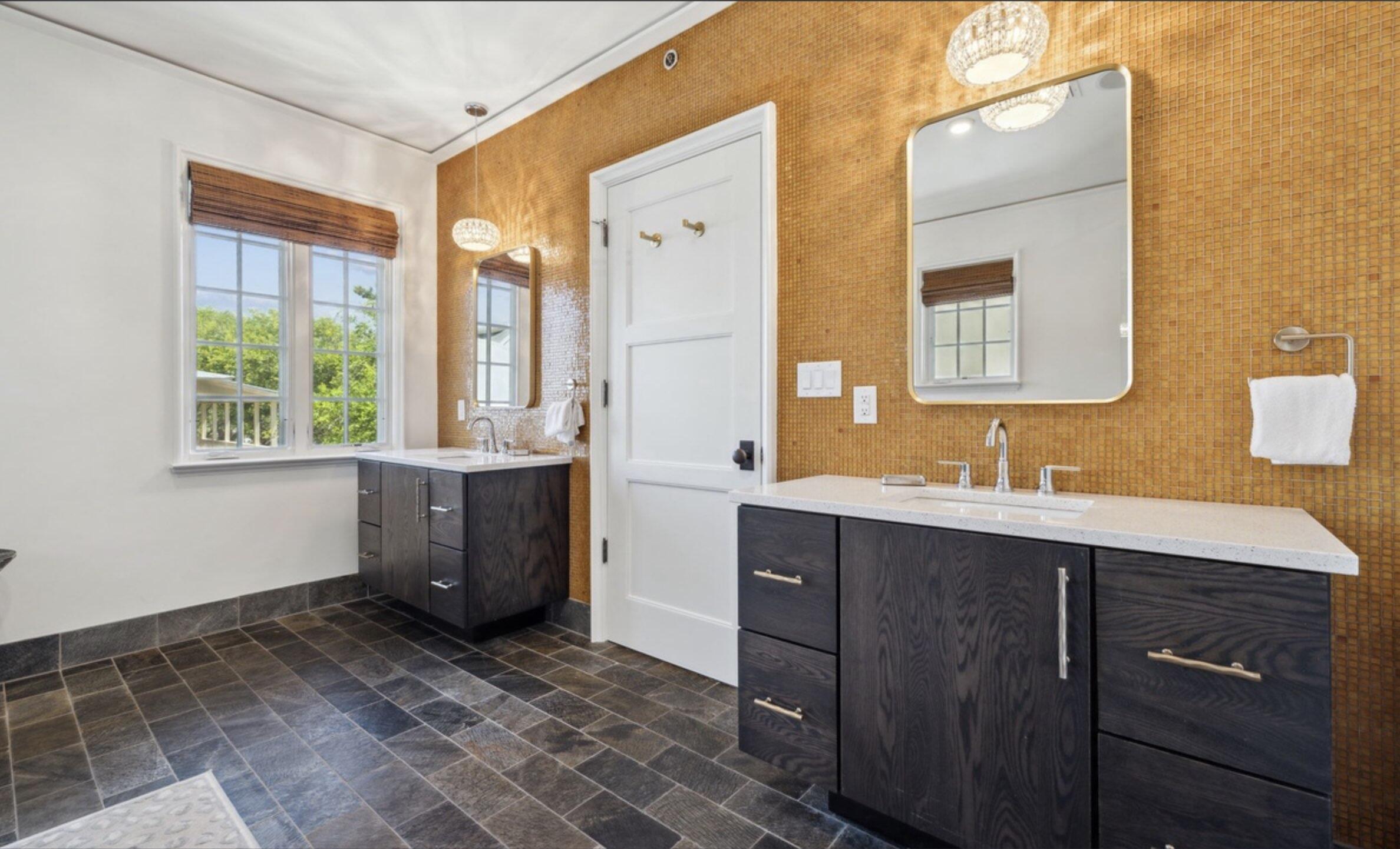 78 North Barrett Square, Unit 4 Inlet Beach, FL 32461 - Photo 19 of 36 a bathroom with a sink mirror and a bathtub