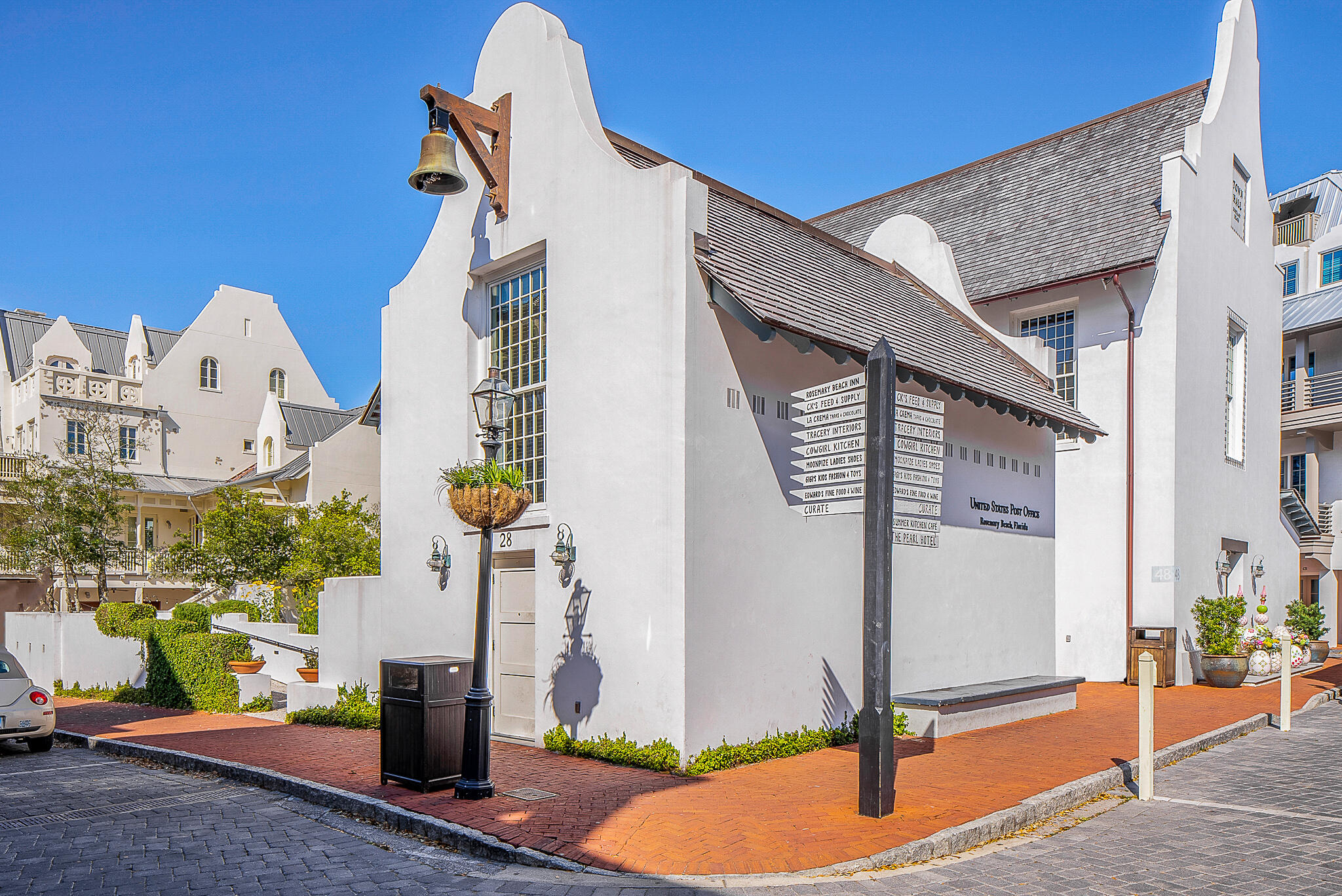 78 North Barrett Square, Unit 4 Inlet Beach, FL 32461 - Photo 26 of 36 a front view of a house with outdoor seating