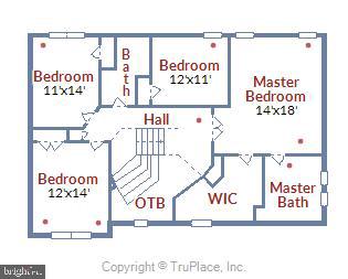 7762 Rotherham Drive Hanover, MD 21076 - Photo 64 of 65 Floor Plan: Upper Level