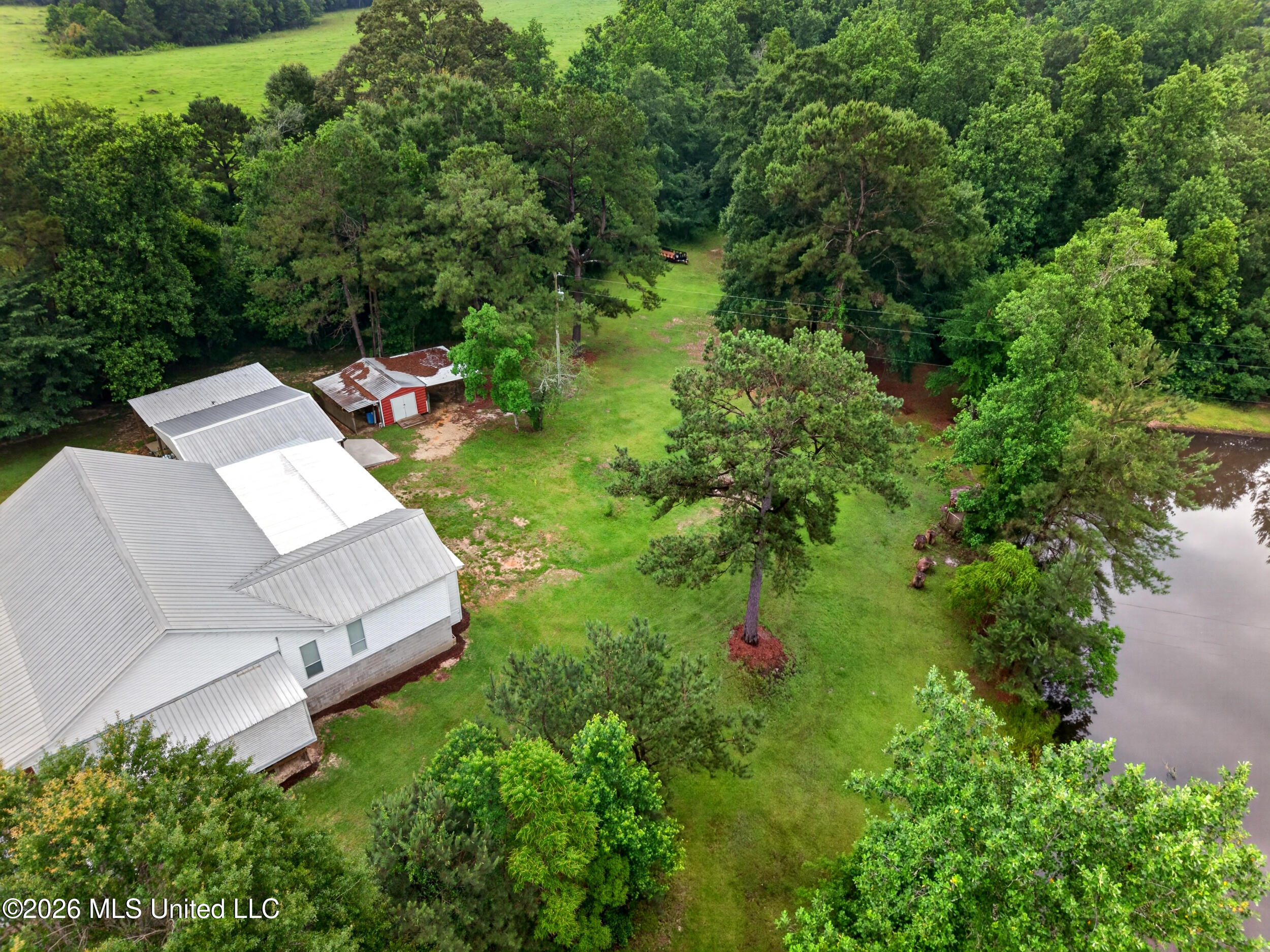 219 Pop Hill Road, Unit B Poplarville, MS 39470 - Photo 59 of 74 59_59_backyard_pond